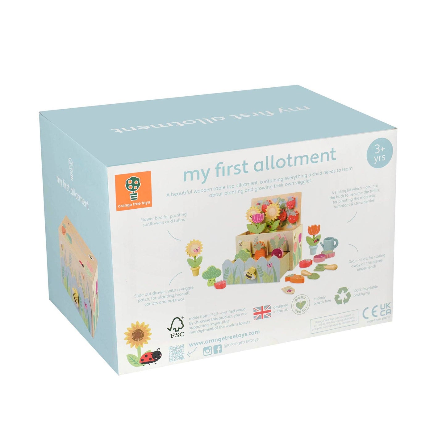 Orange Tree Toys - My First Wooden Allotment - Grace and Fox