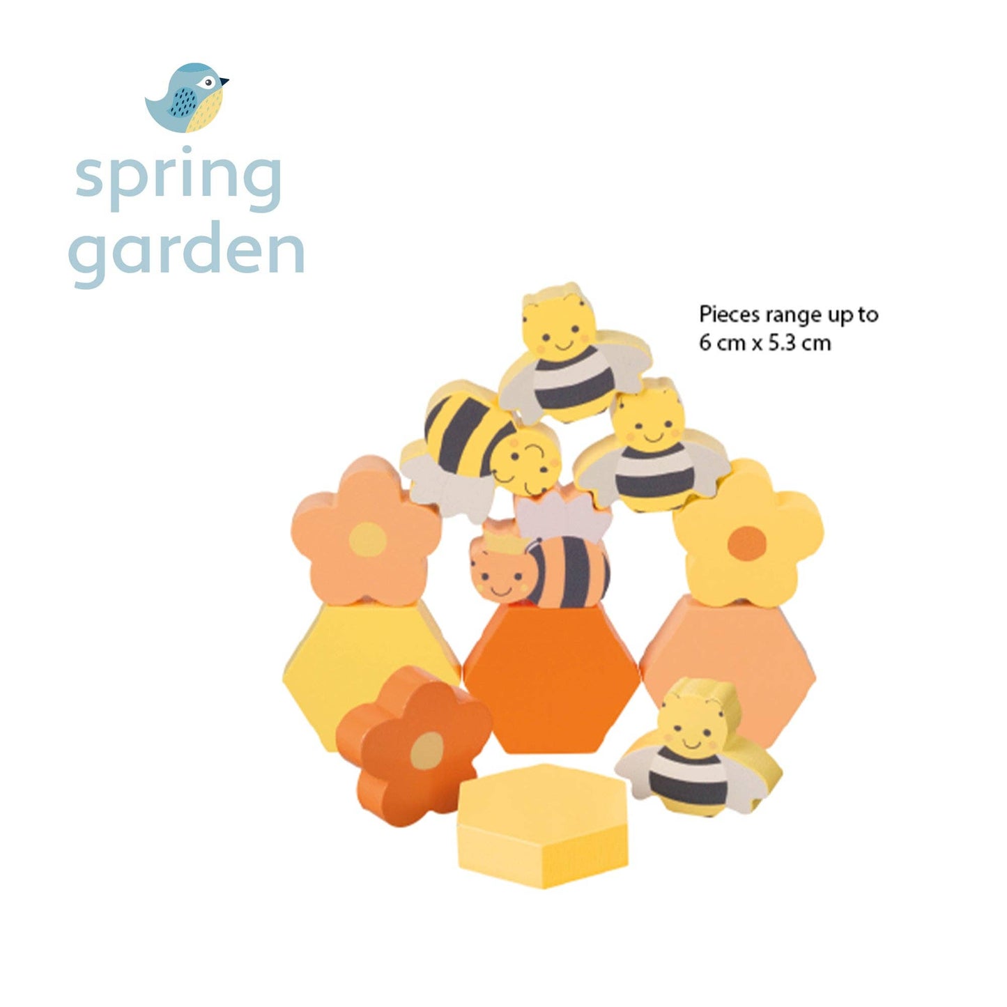 Orange Tree Toys - Stacking Wooden Honey Bees - Grace and Fox