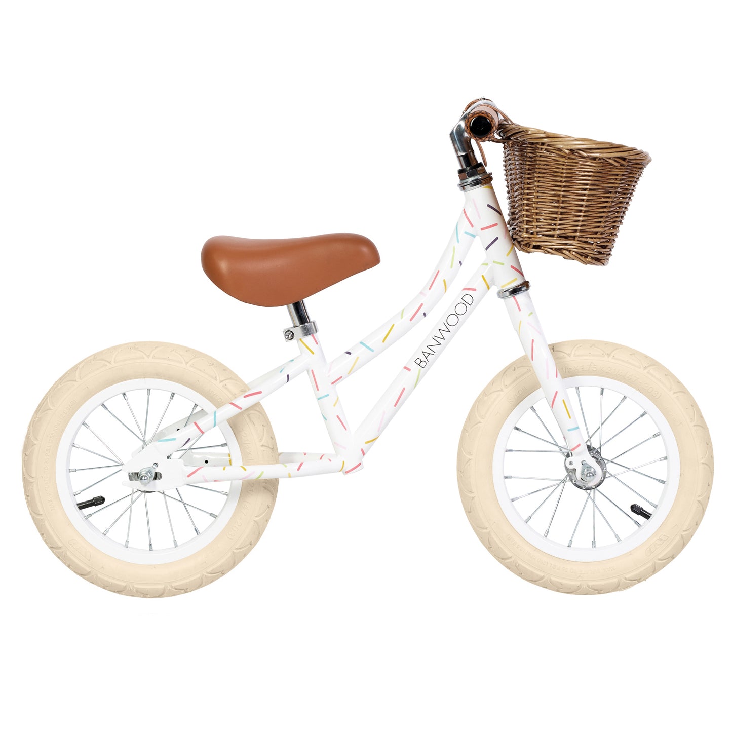 Banwood Vintage Balance Bike - Marest Allegra White - Grace and Fox