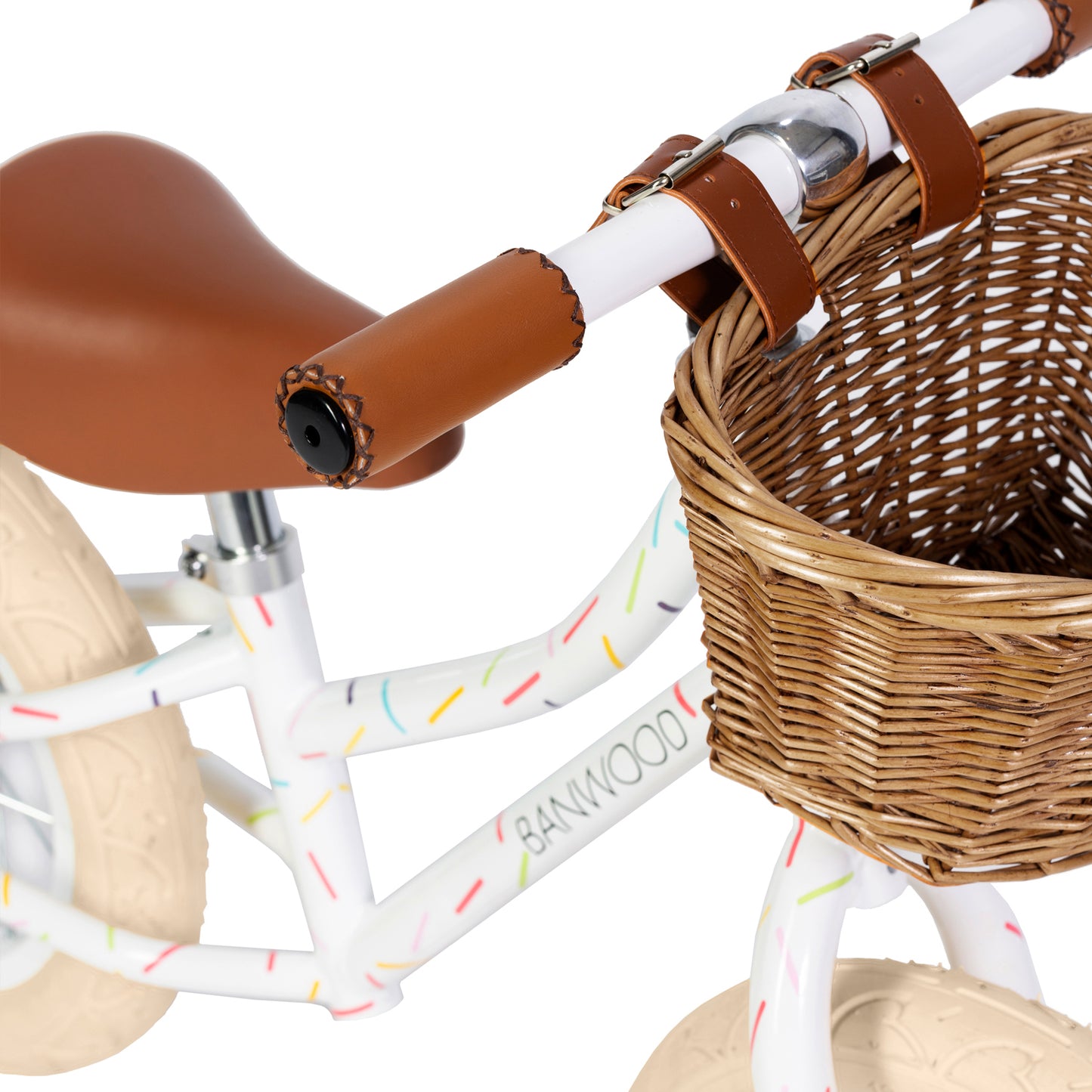 Banwood Vintage Balance Bike - Marest Allegra White - Grace and Fox