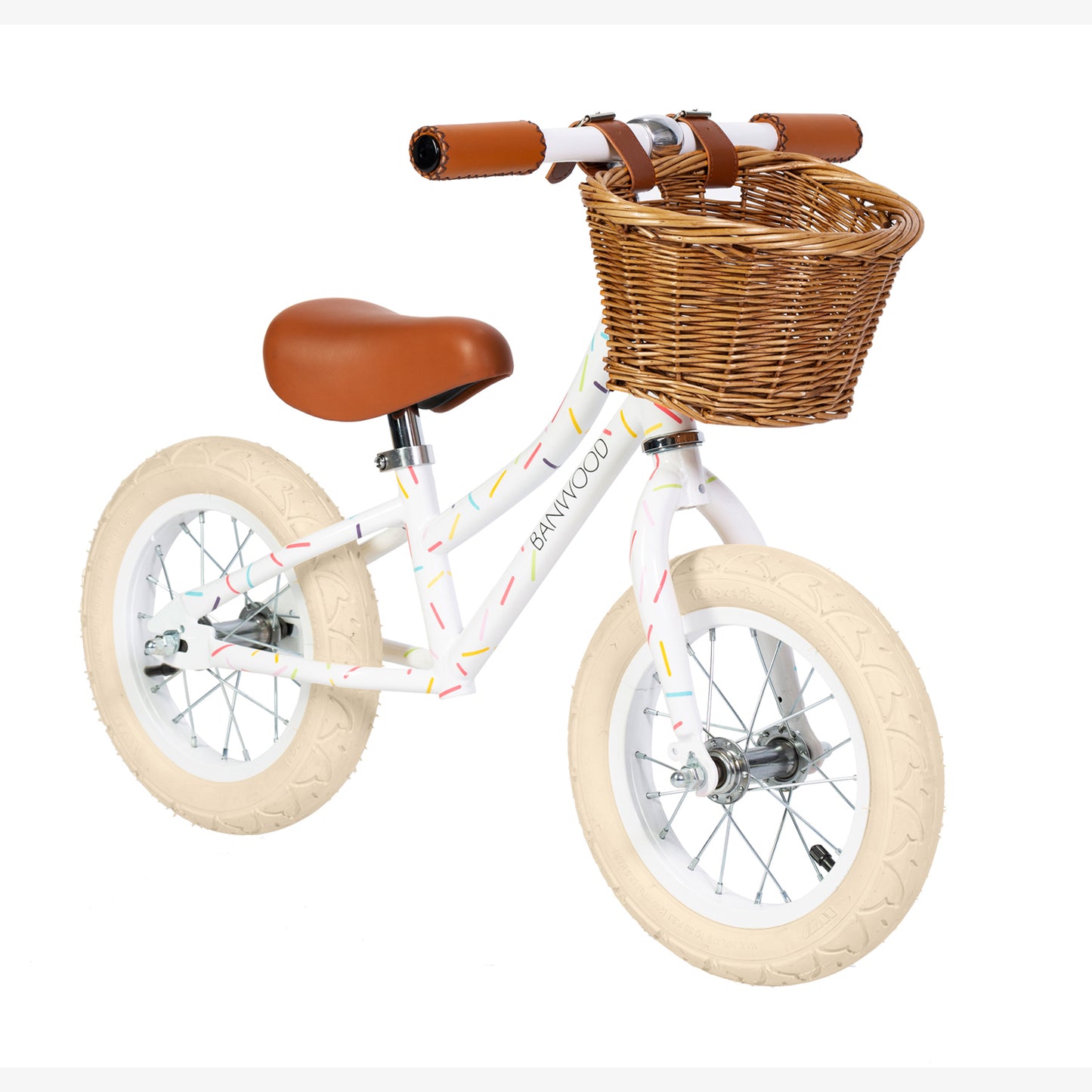 Banwood Vintage Balance Bike - Marest Allegra White - Grace and Fox