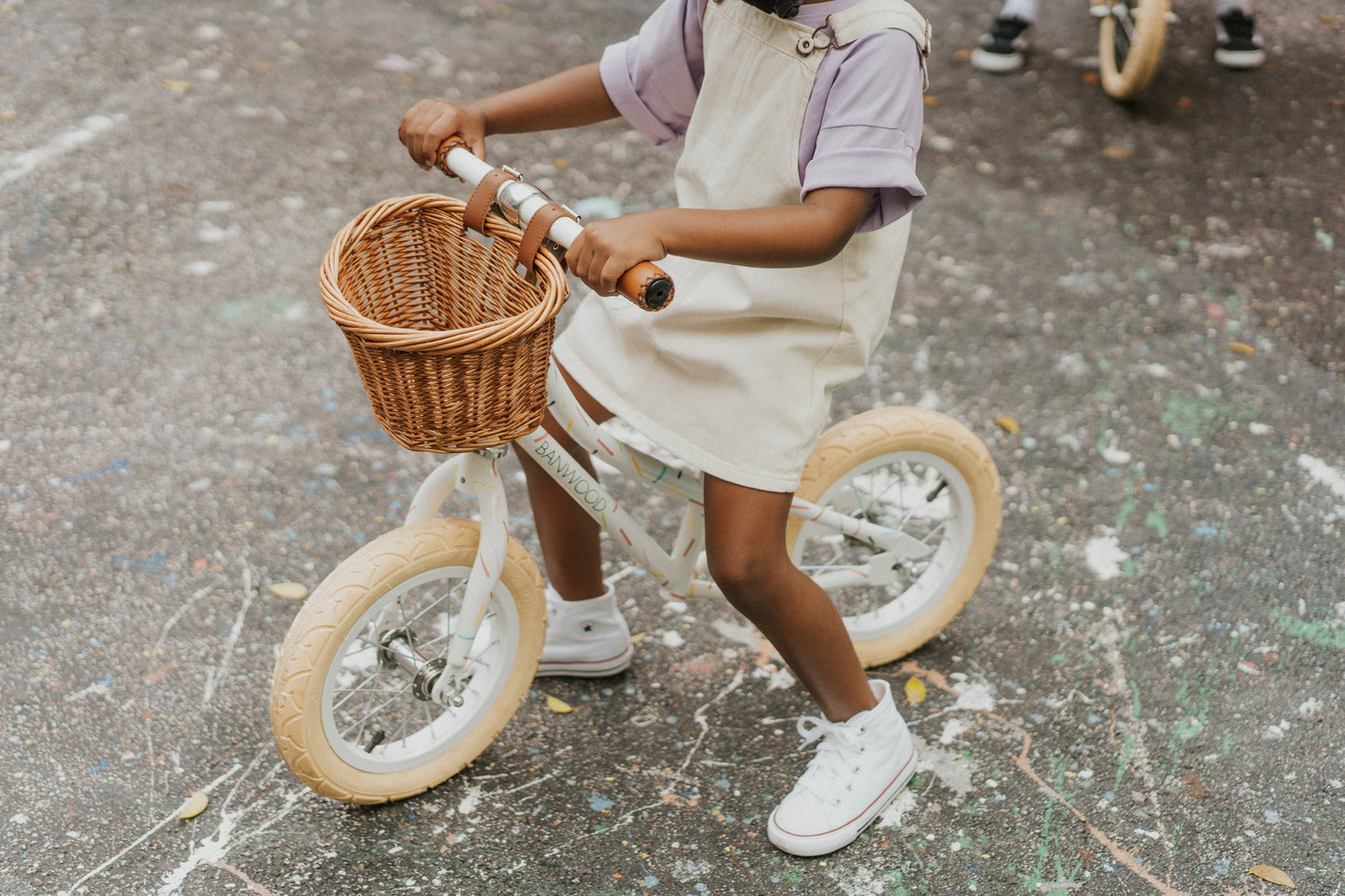Banwood Vintage Balance Bike - Marest Allegra White - Grace and Fox