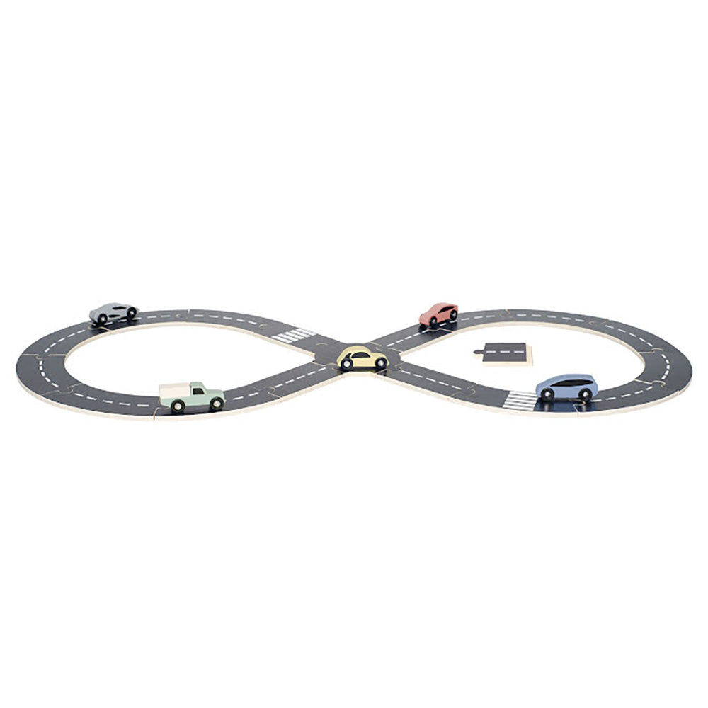 Jabadabado Wooden Car Track with Cars