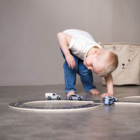 Jabadabado Wooden Car Track with Cars