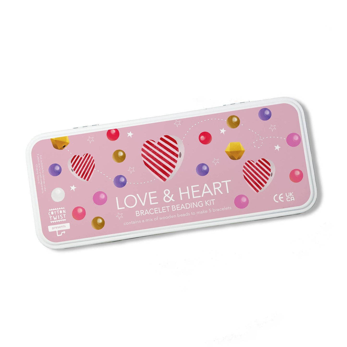 Love & Hearts Bracelet Bead Kit By Cotton Twist - Grace and Fox