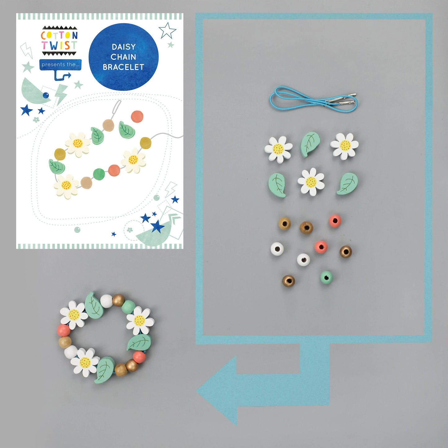 Make Your Own Daisy Chain Bracelet By Cotton Twist - Grace and Fox