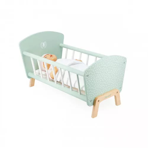 Janod Wooden Doll Cot Bed - Zen - Grace and Fox