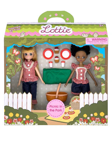 Picnic in the Park Toy Doll Set By Lottie