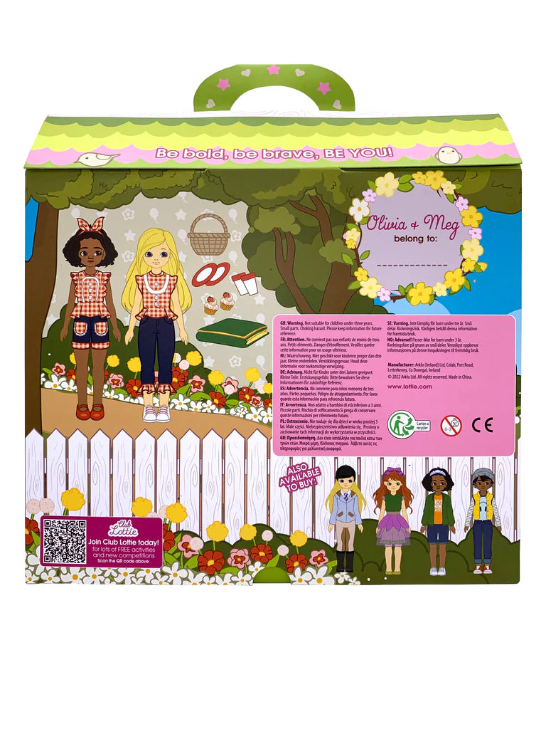 Picnic in the Park Toy Doll Set By Lottie