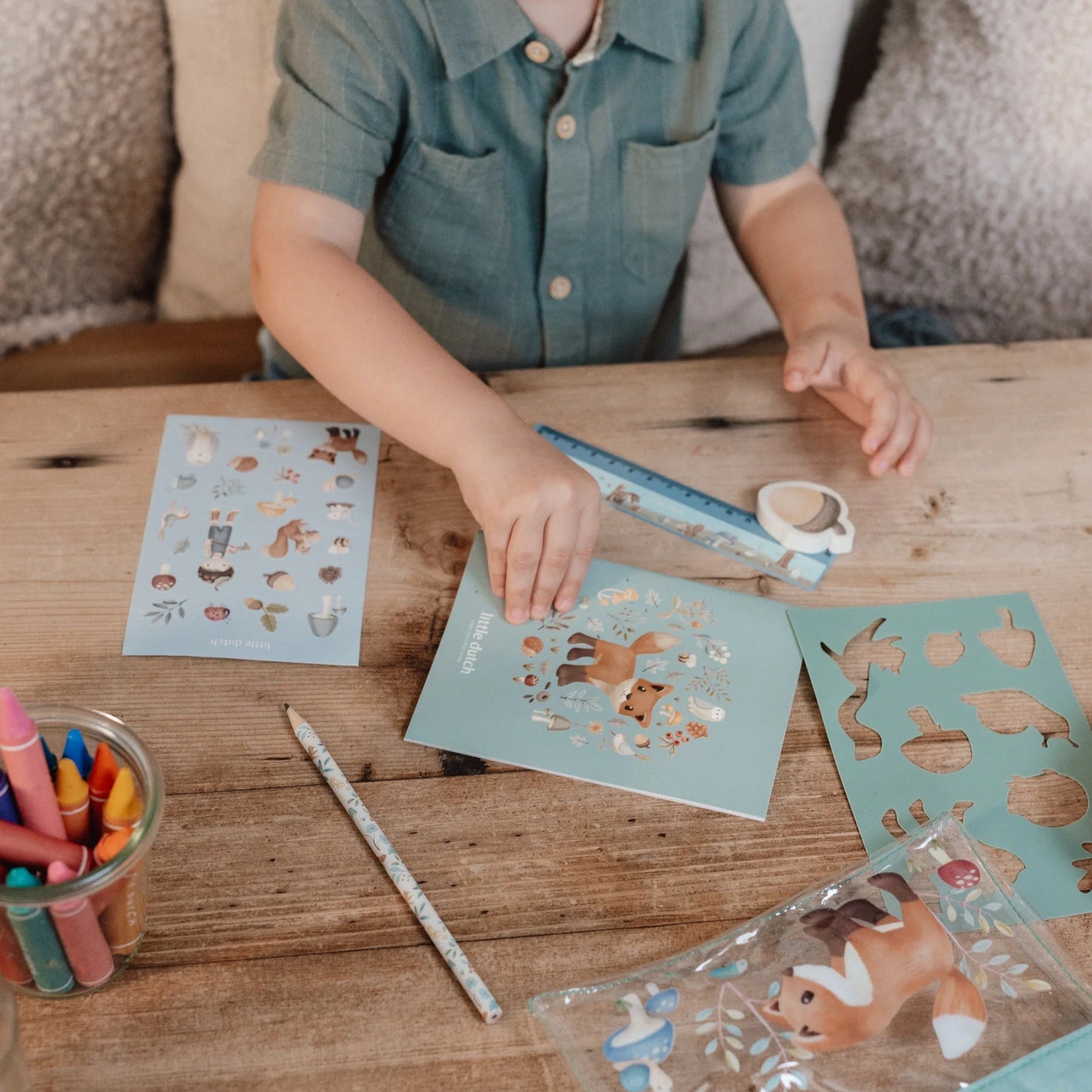 Little Dutch - Stationery Set - Forest Friends