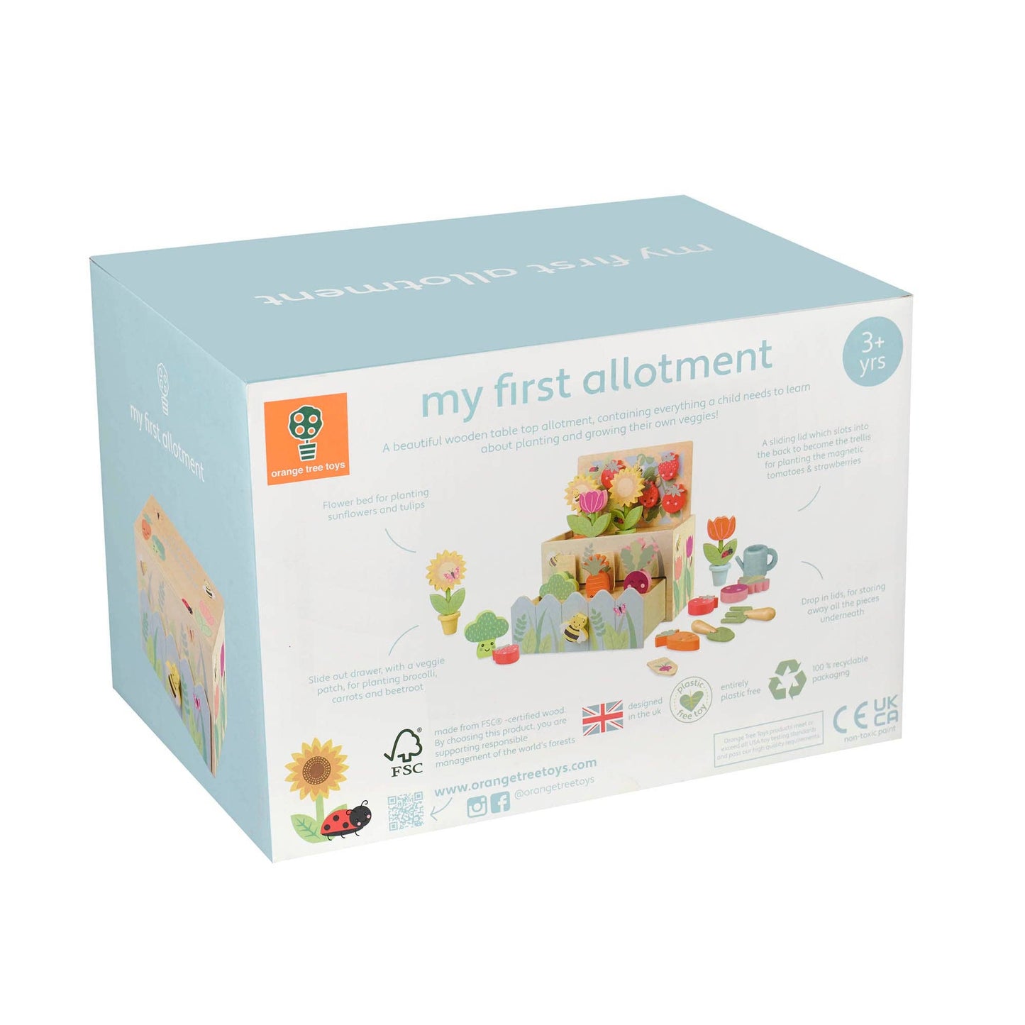 Orange Tree Toys - My First Wooden Allotment