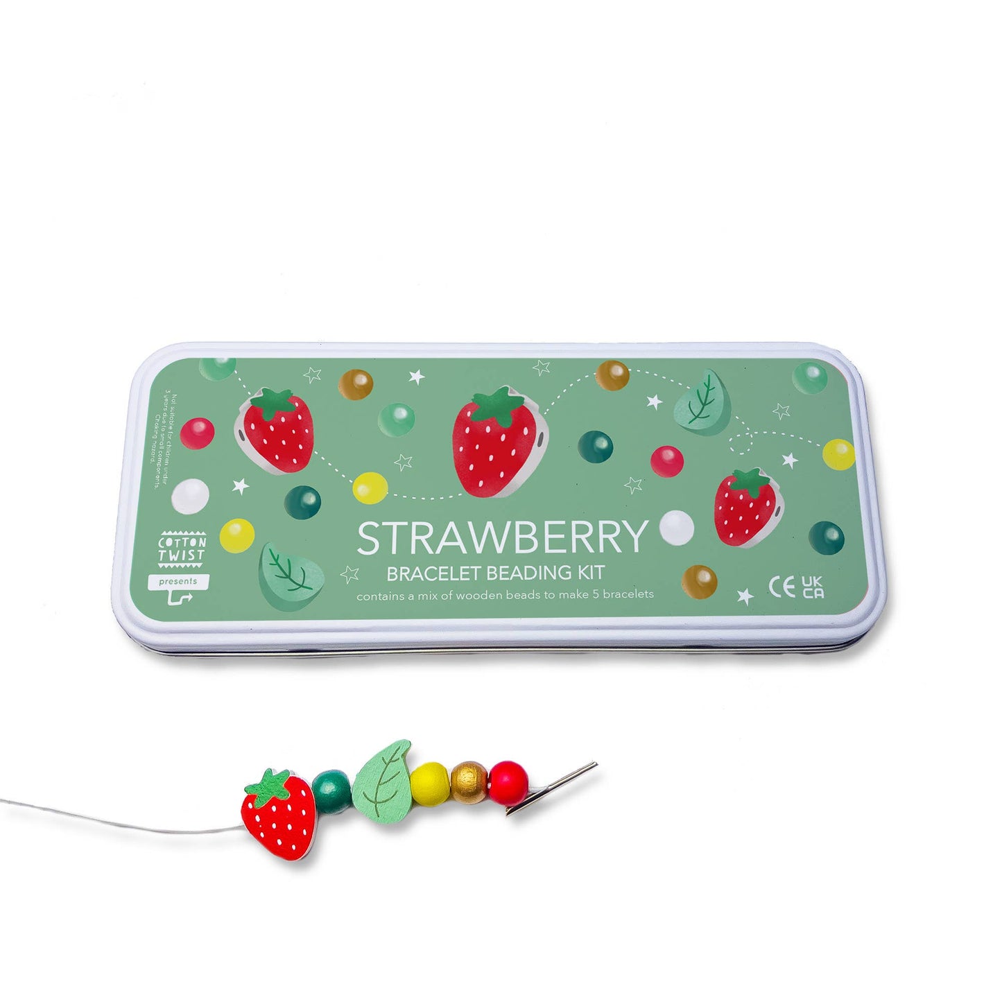 Strawberry Bracelet Bead Kit by Cotton Twist