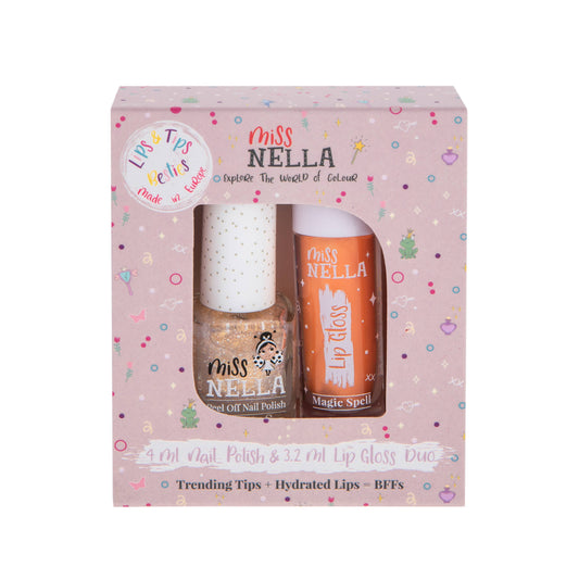 Magic Spell Besties Duo Nail Polish & Lip Gloss Set By Miss Nella