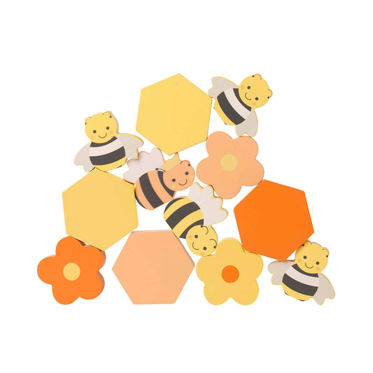 Orange Tree Toys - Stacking Wooden Honey Bees