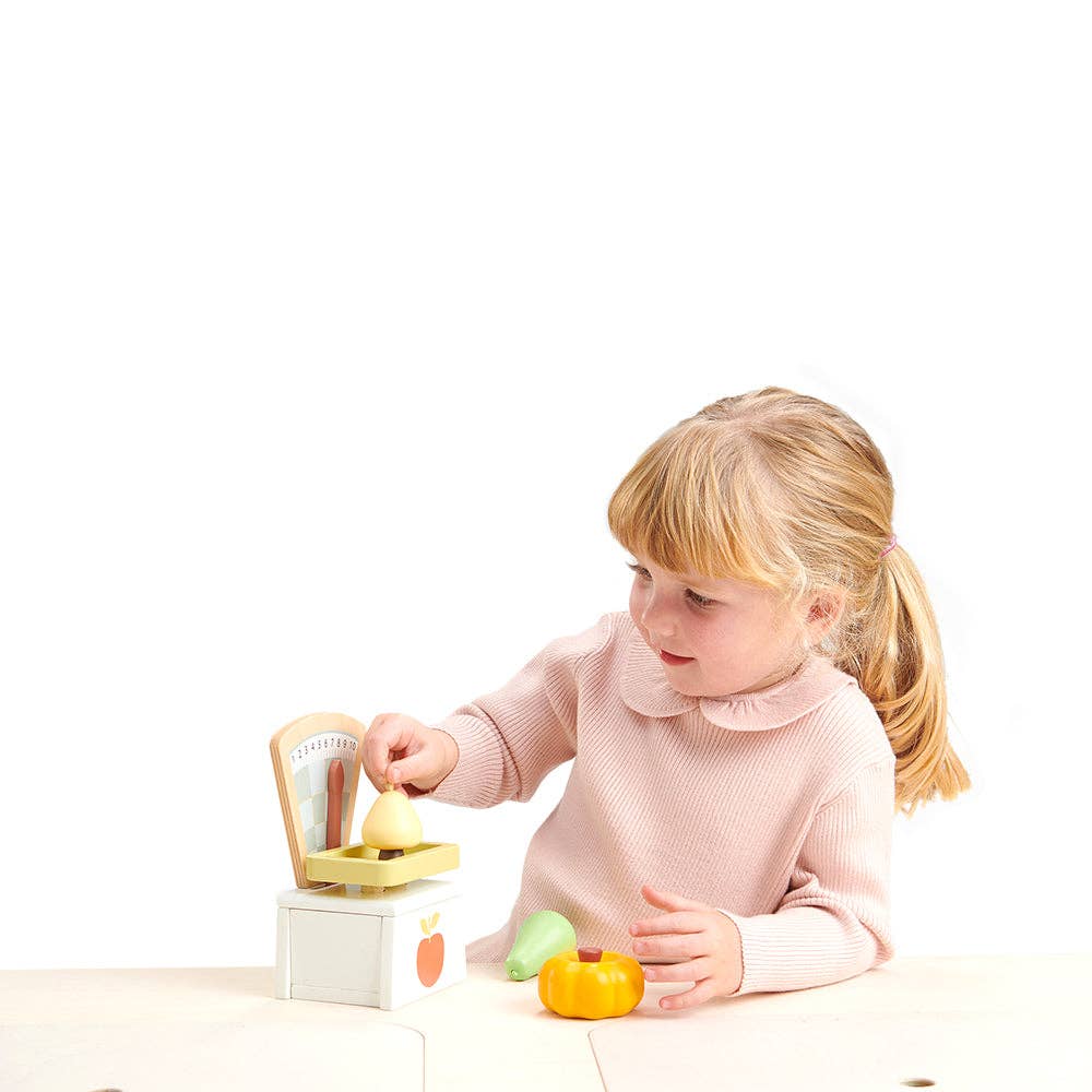 Tender Leaf Toys Wooden Market Scales