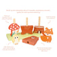 Orange Tree Toys - Woodland Wooden Stacking Toy