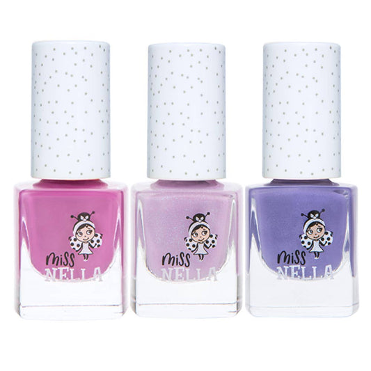 Purple Unicorn pack of 3 nail polishes by Miss Nella - Grace and Fox