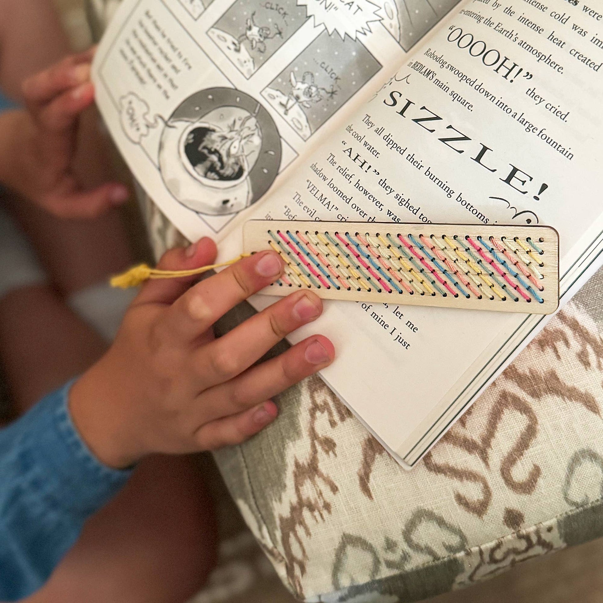 DIY Craft Kit - Kids: Make Your Own Stitched Tassel Bookmark - Grace and Fox