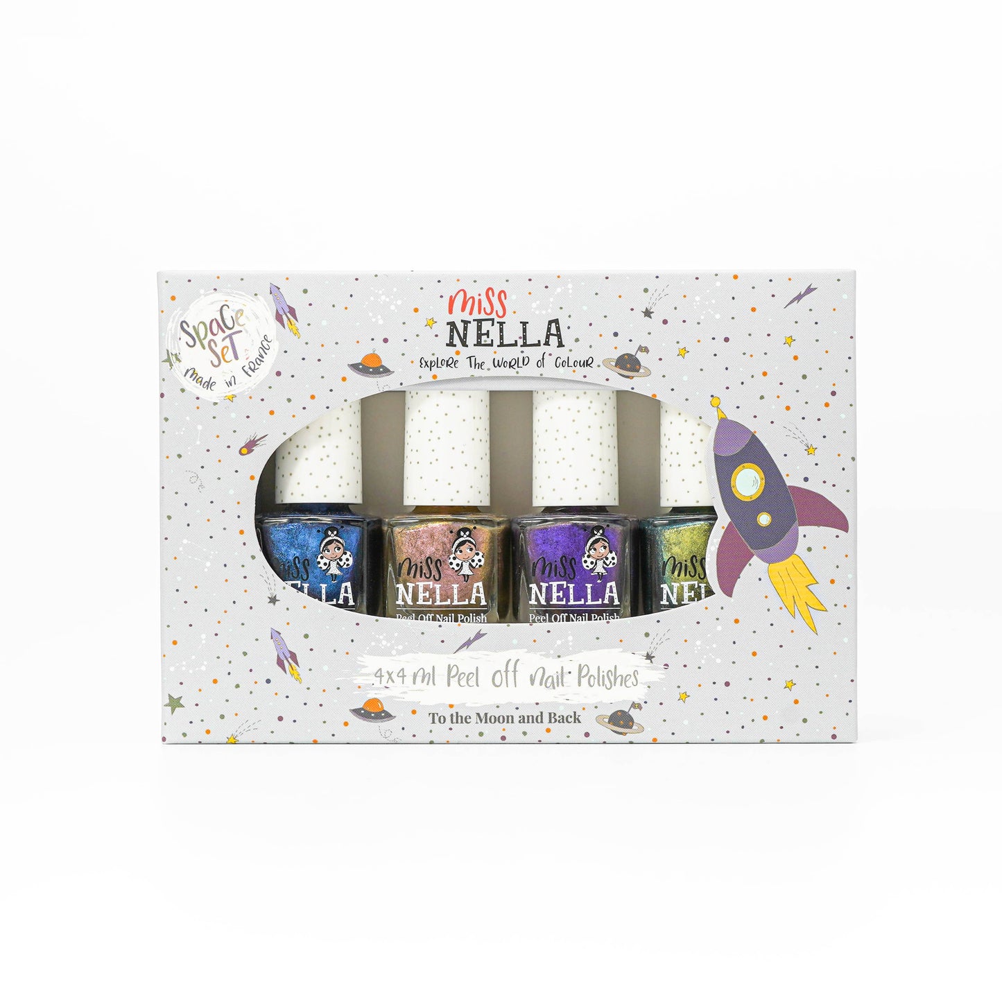 Space Collection Kids Nail Polish Pack - Miss Nella