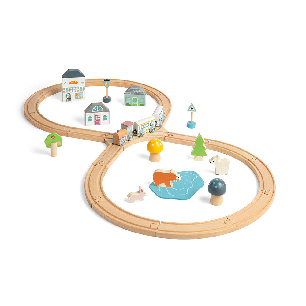 Woodland Animal Train Set