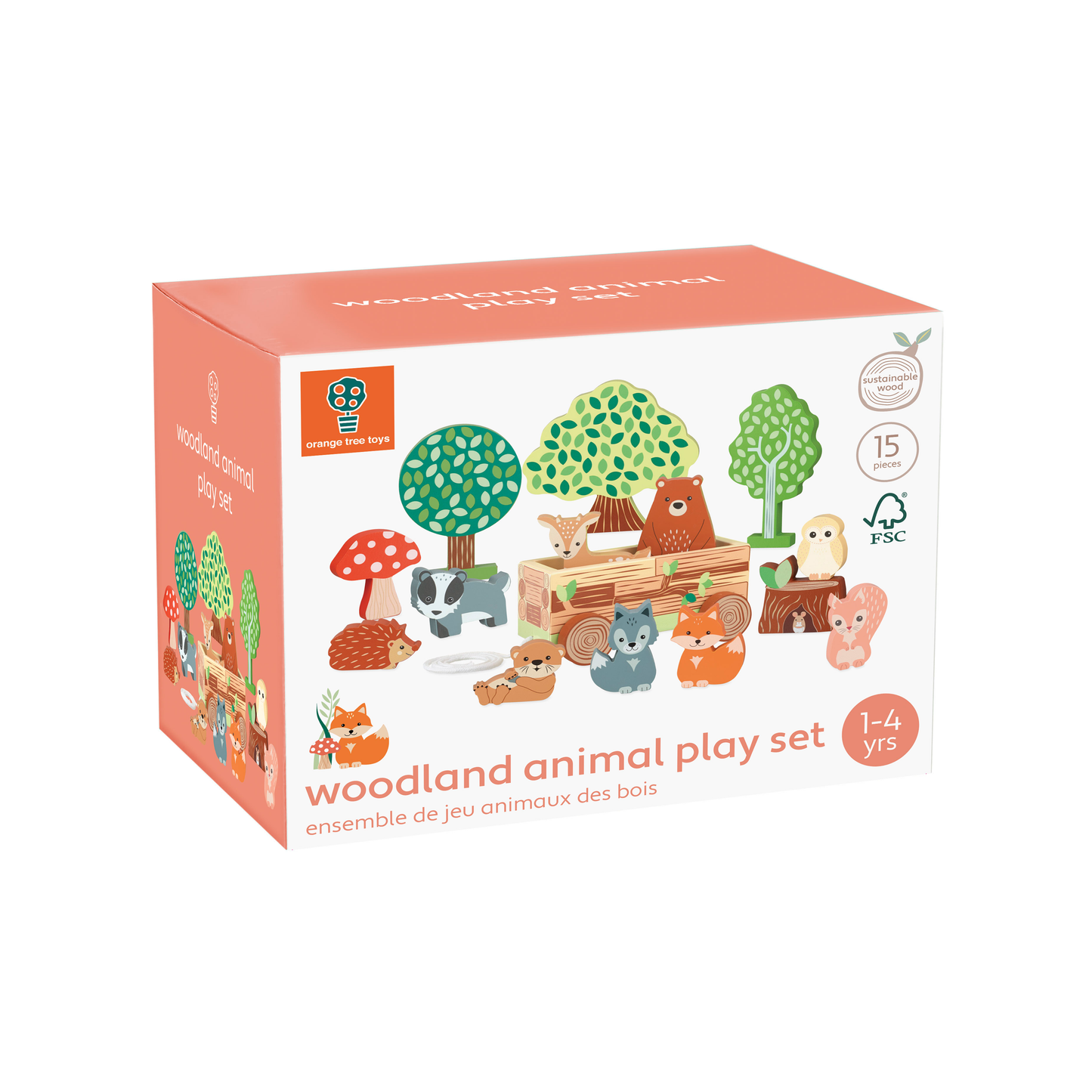 Orange Tree Toys - Woodland Wooden Play Set