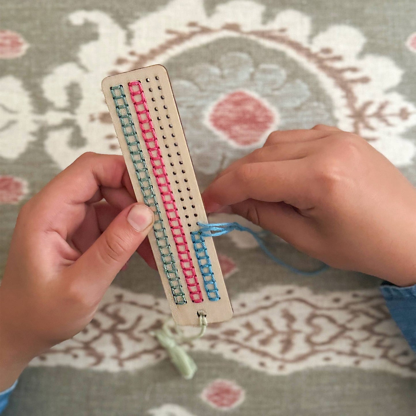 DIY Craft Kit - Kids: Make Your Own Stitched Tassel Bookmark - Grace and Fox