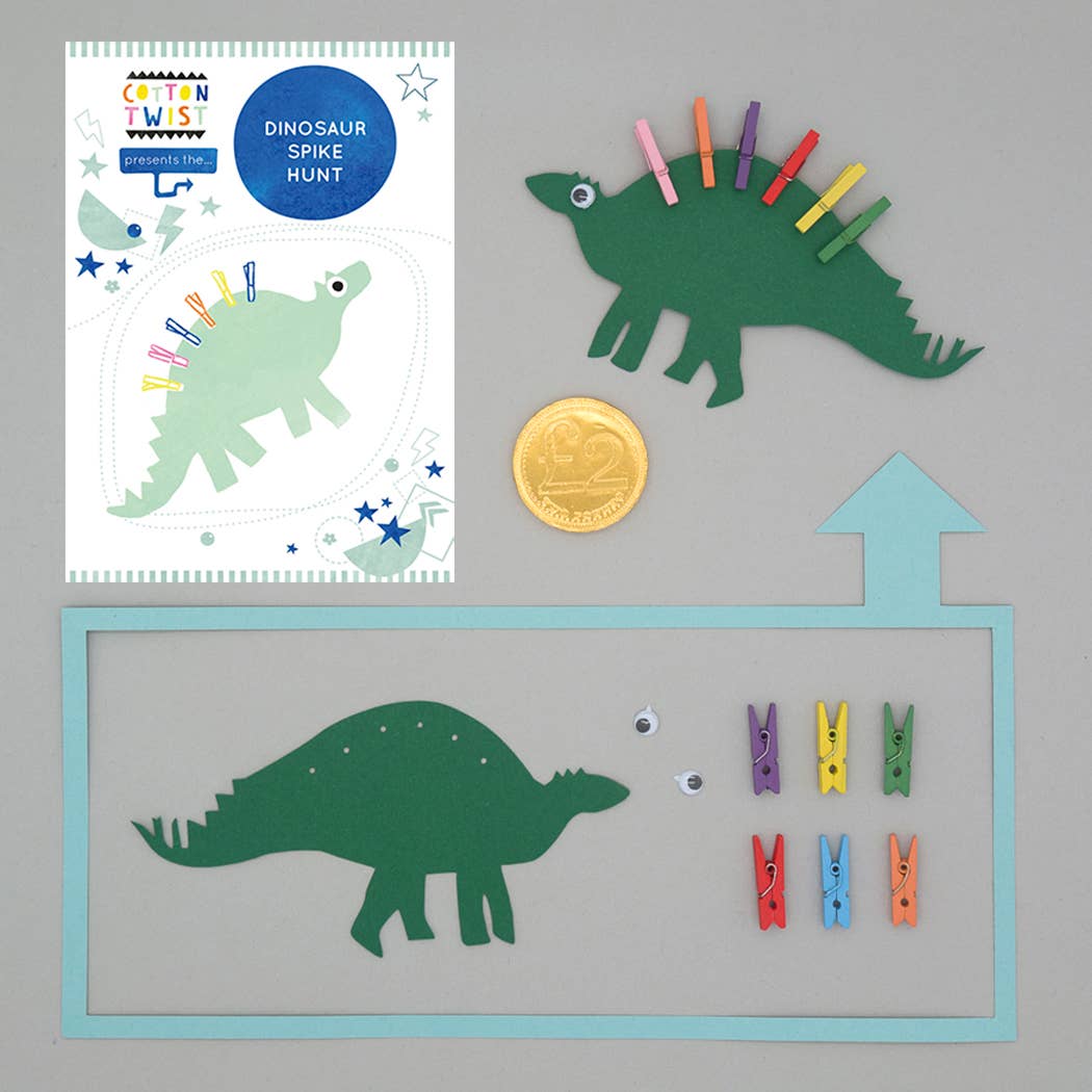 Stegosaurus Spike Hunt Kit by Cotton Twist - Grace and Fox