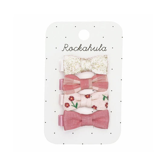 Wildflower Mini Bow Clip Set - Rockahula