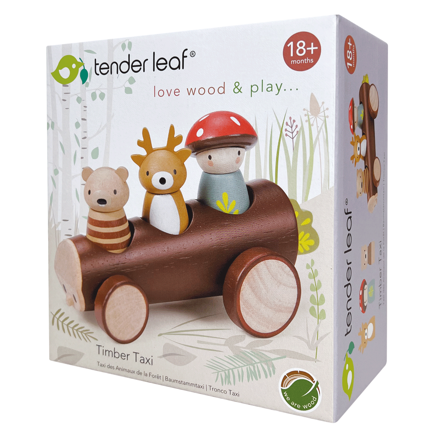 Tender Leaf Toys Timber Taxi Wooden Toy