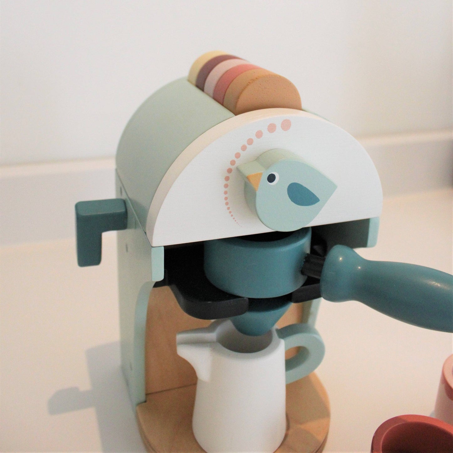 Wooden Babyccino Maker - Kids Toy Coffee Machine - Grace and Fox