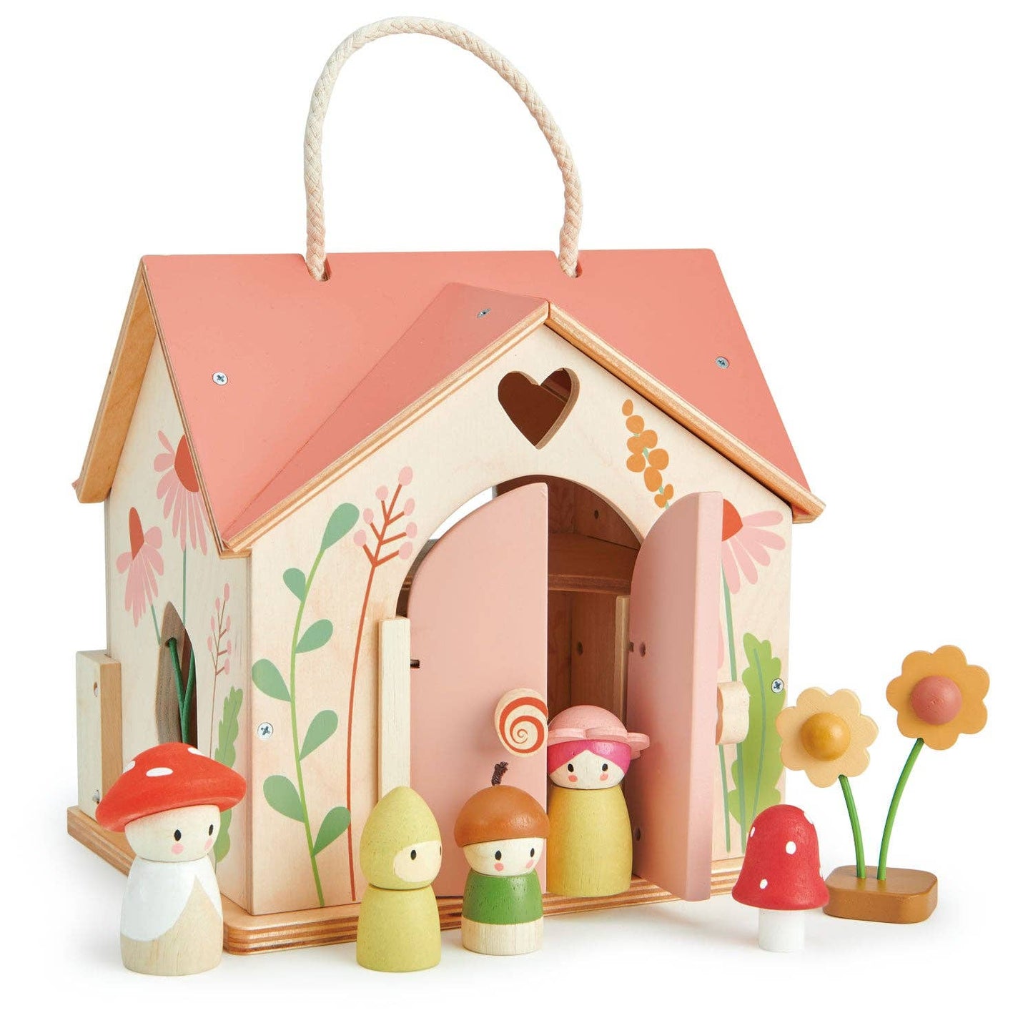 Rosewood Cottage Carrycase Dollhouse - Grace and Fox