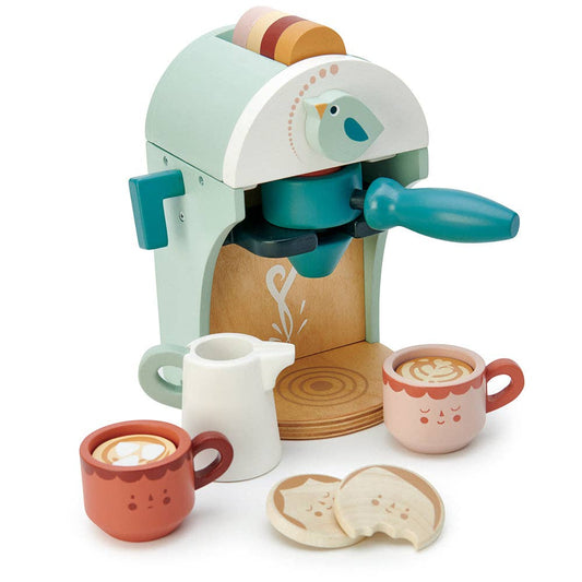 Wooden Babyccino Maker - Kids Toy Coffee Machine - Grace and Fox