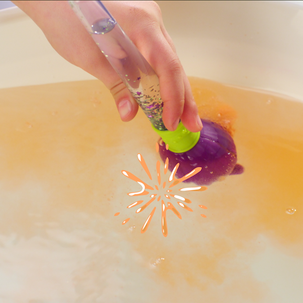 Zimpli Baff Bombz Magic Brush Bath Bomb Bath Toy