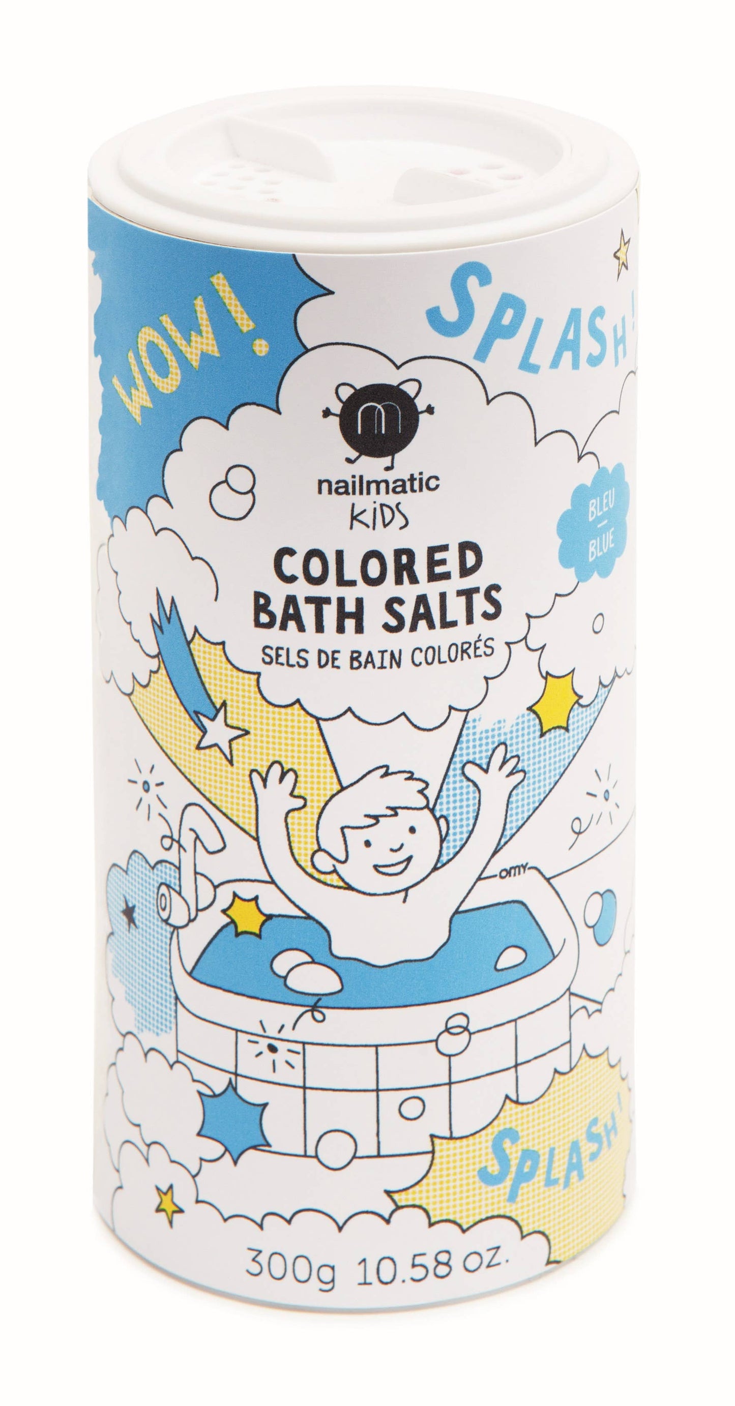 Nailmatic Foaming Bath Salts - Blue