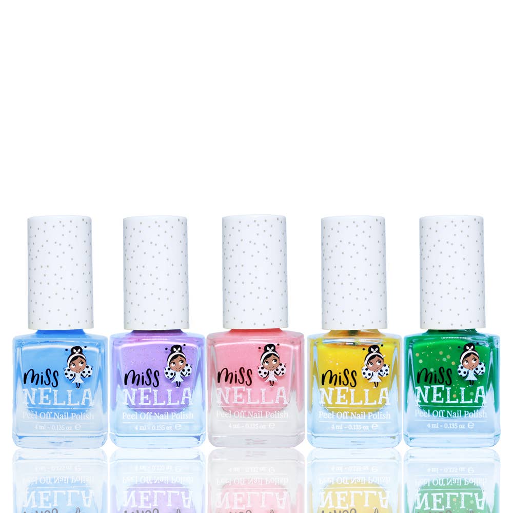 Spring it On pack of 5 Nail Polishes By Miss Nella