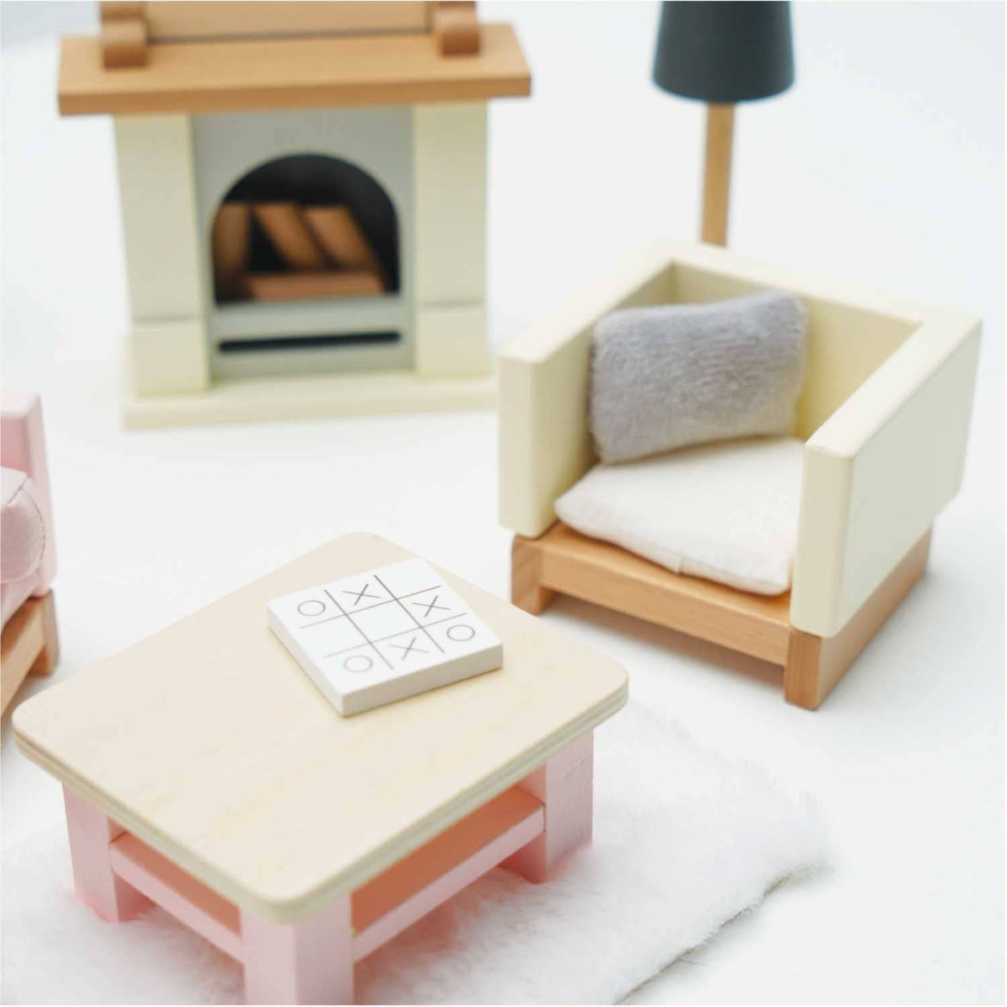 Le Toy Van Wooden Dolls House Furniture Set - Living Room