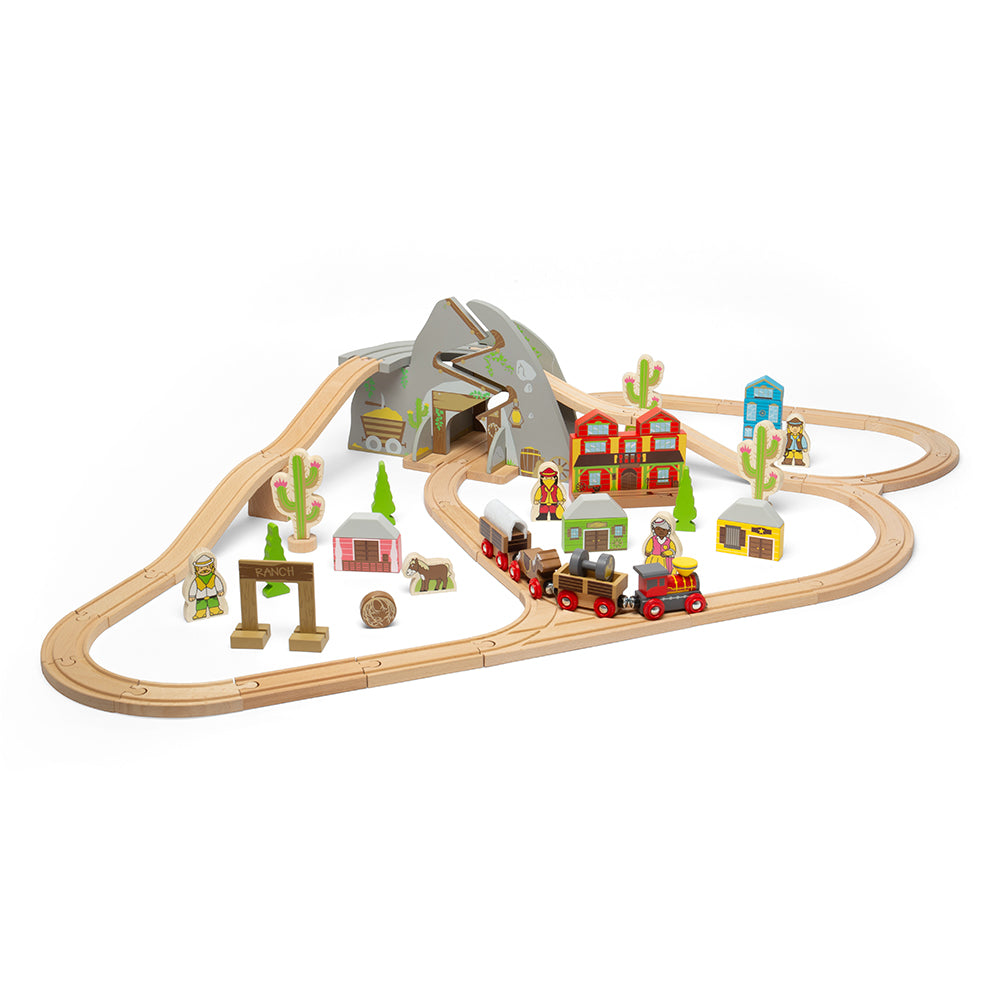 Wild West Train Set By Bigjigs Rail