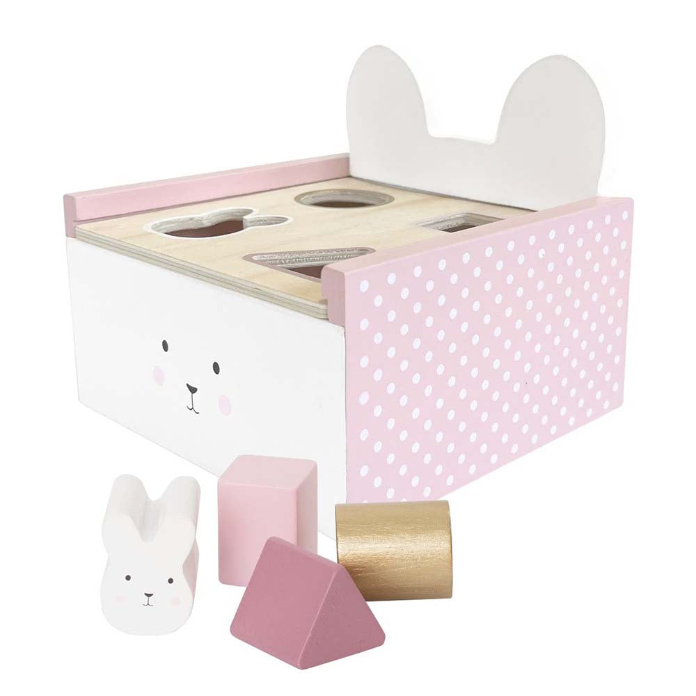 Jabadabado Wooden Shape Sorting Box - Bunny