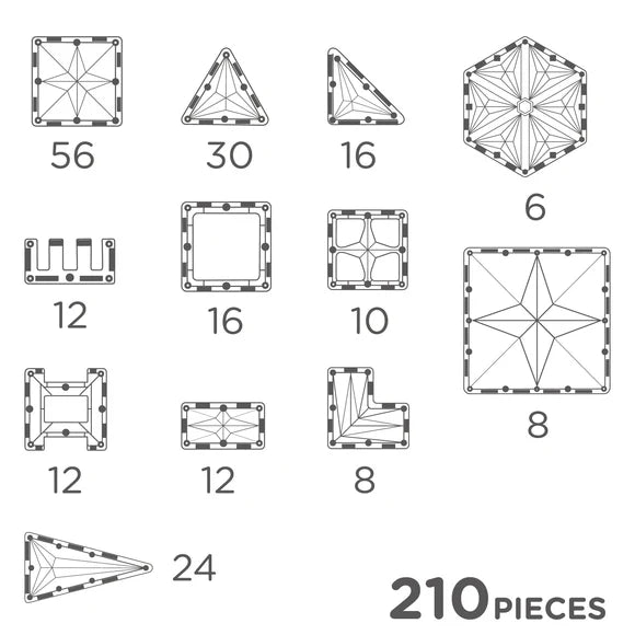 Cleverclixx Mega Creative Pack Pastel - 210 pieces - Grace and Fox