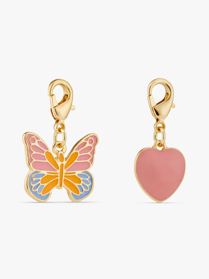 BE CHARMED! Butterfly and Heart Charms