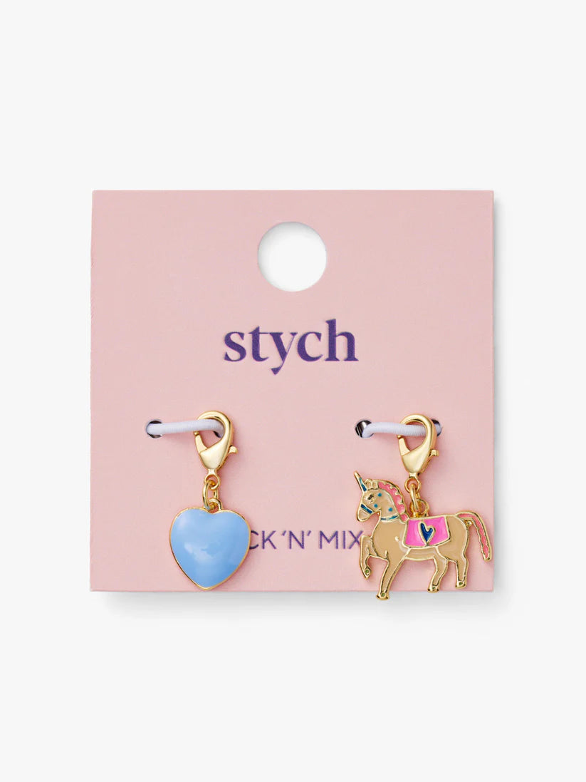 BE CHARMED! Unicorn and Heart Charms