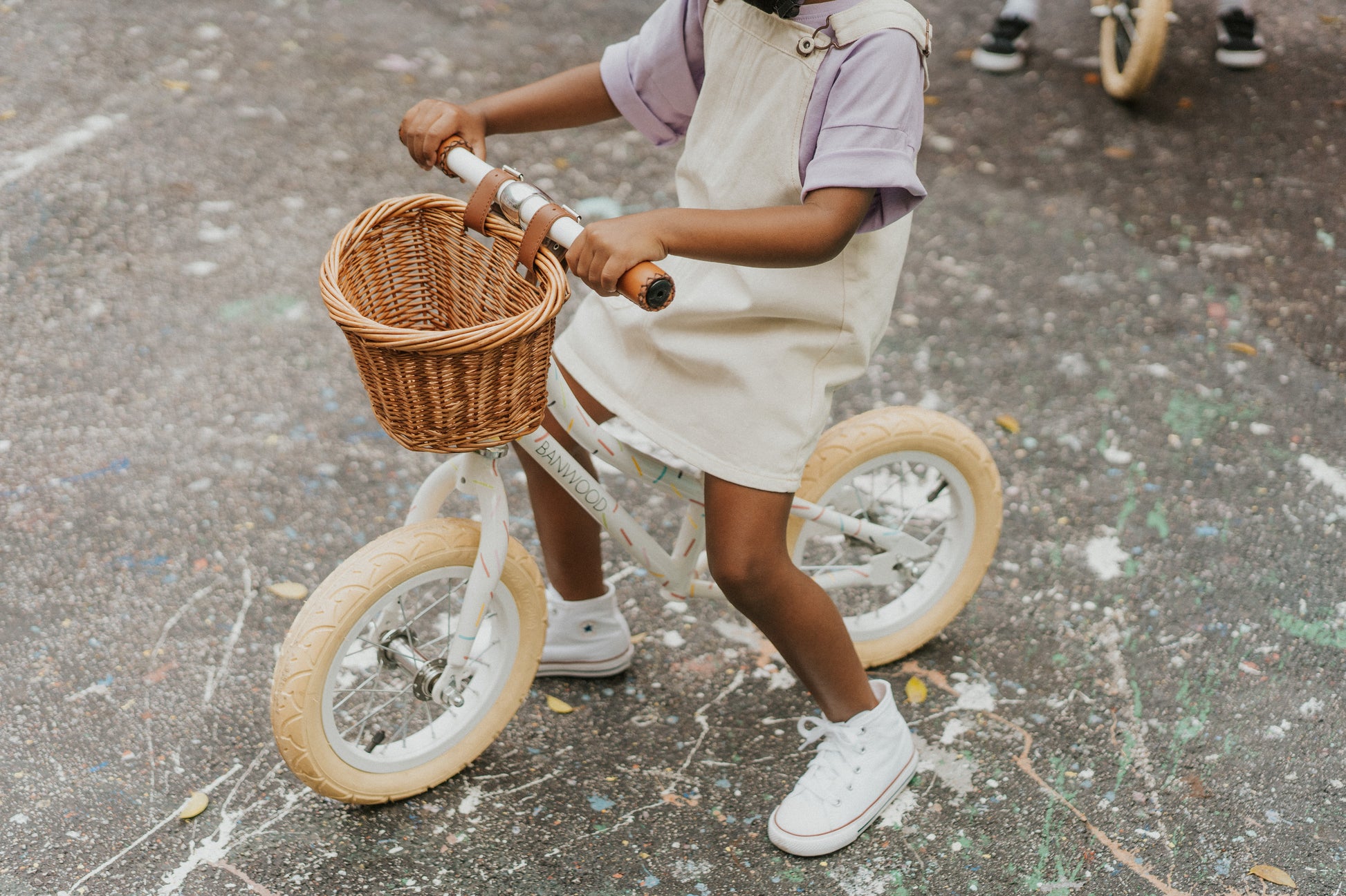 Banwood Vintage Balance Bike - Marest Allegra White - Grace and Fox