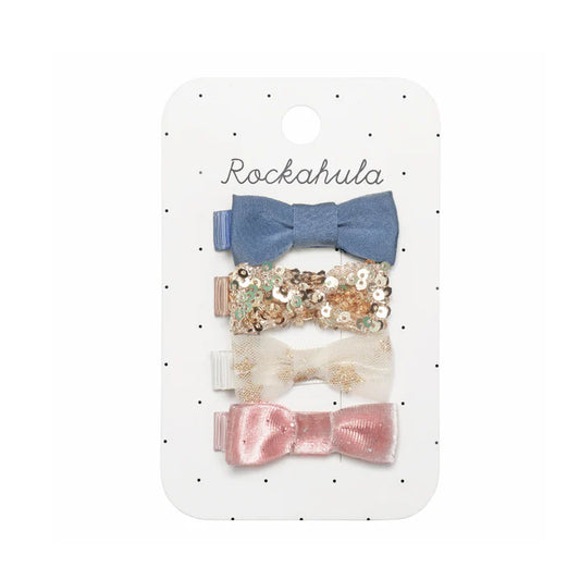 Enchanted Mini Bow Hair Clip Set - Rockahula