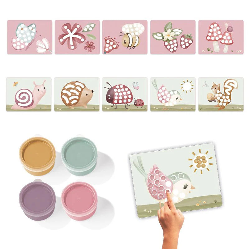 Little Dutch Fingerpaint Set - Fairy Garden