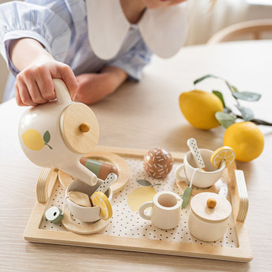 Jabadabado Wooden Tea Set - Lemon