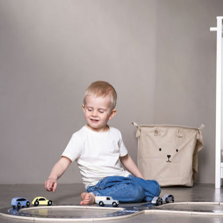 Jabadabado Wooden Car Track with Cars