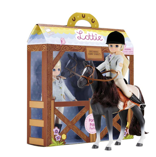 Pony Pals Toy Doll and Horse By Lottie