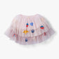 Layered Tulle Embroidered Cape