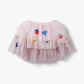 Layered Tulle Embroidered Cape