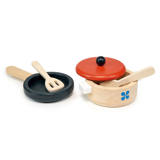 Mentari Wooden Casserole Pan Set